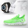 Kit IWO ULTRA Series 8 + Tenis New Fachion Pro + Fone Bluetooth Airdots-i7