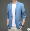 Blazer Masculino Casual em Seda Gelo