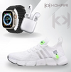 Kit IWO ULTRA Series 8 + Tenis New Fachion Pro + Fone Bluetooth Airdots-i7