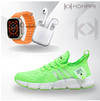 Kit IWO ULTRA Series 8 + Tenis New Fachion Pro + Fone Bluetooth Airdots-i7